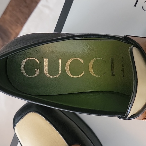 GUCCI HORSEBIT BUCKLE 3' PLATFORM  36.5 - Picture 6 of 15